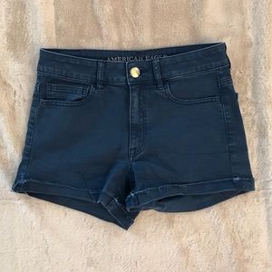Blue AE Hi-Rise Shorts